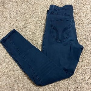 navy blue hollister pants